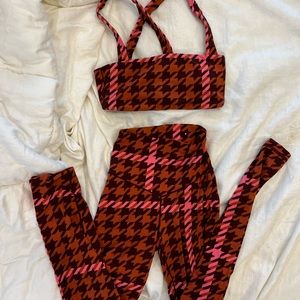 aerie workout set in xs - worn once